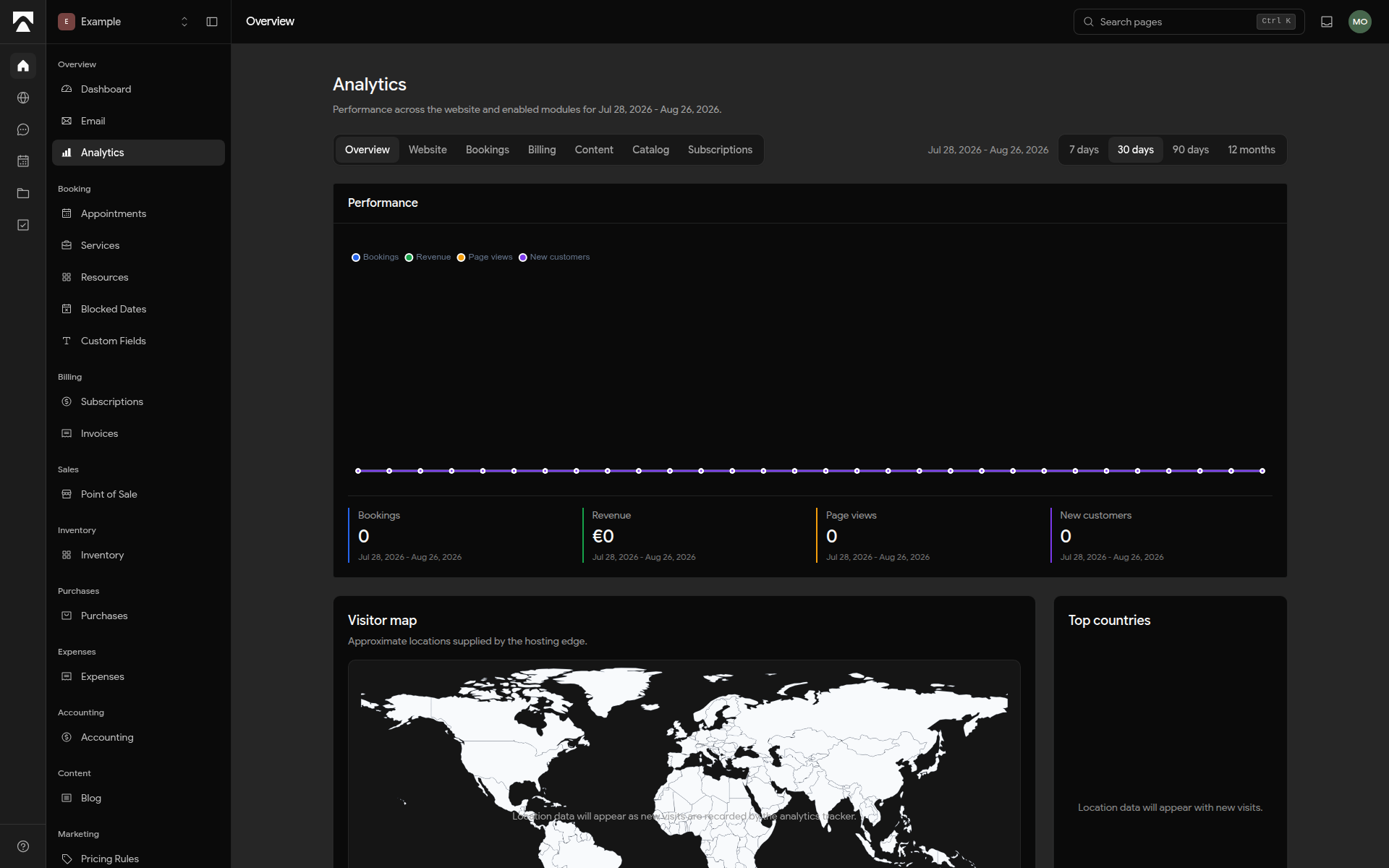 analytics management desktop preview